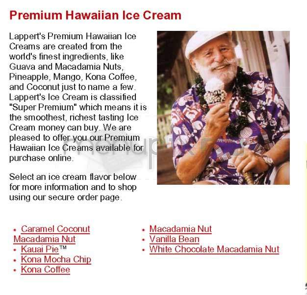 Lappert's Ice Cream - Hermosa Beach, CA menu_pic