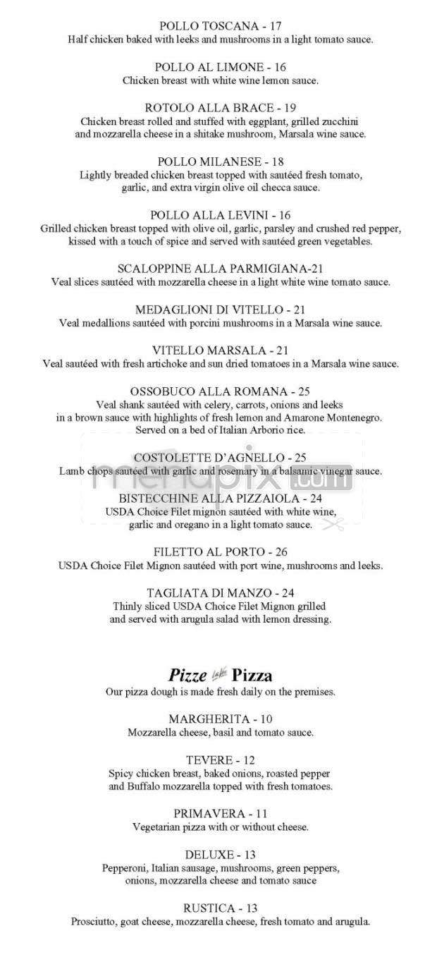 La Vecchia Cucina - Santa Monica, CA menu_pic