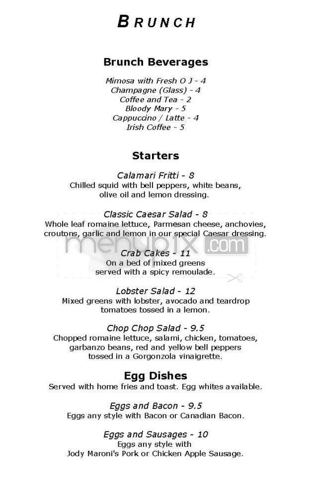 La Vecchia Cucina - Santa Monica, CA menu_pic