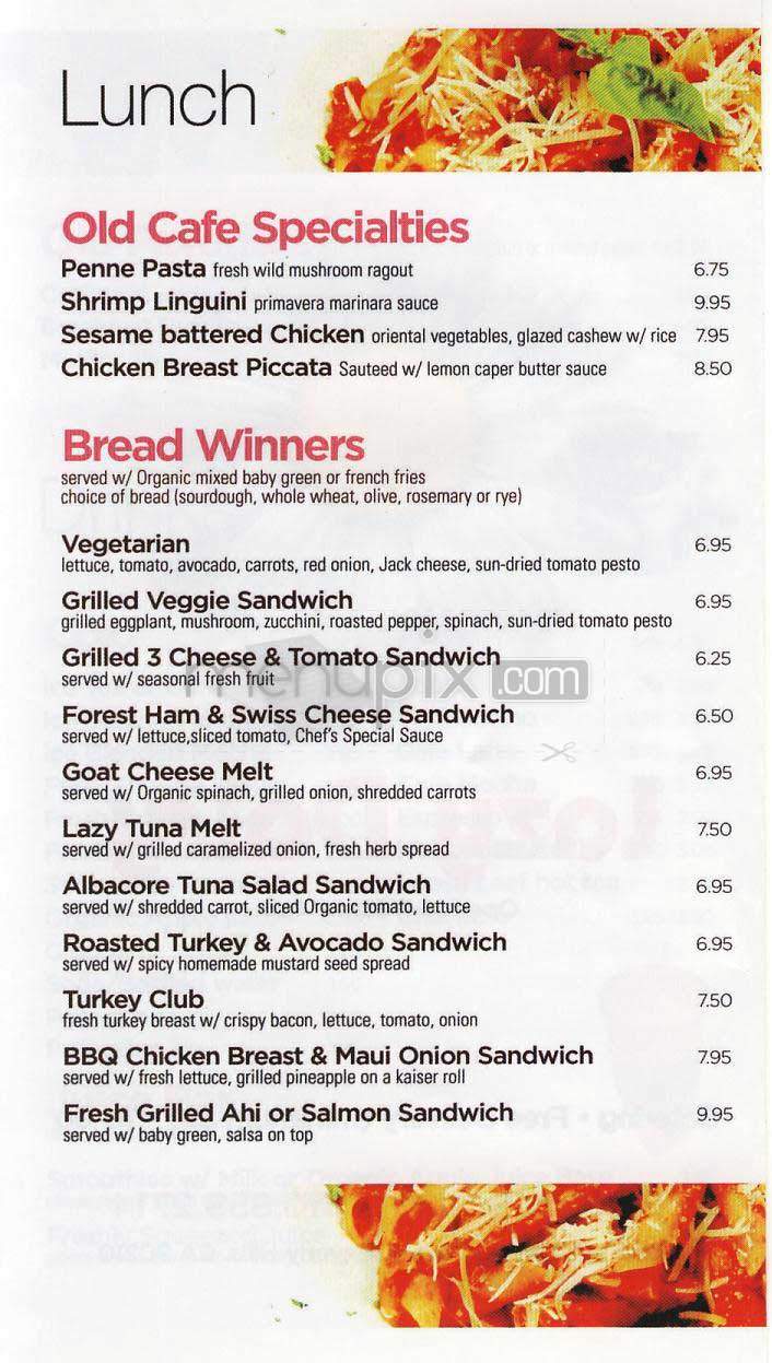 Lazy Daisy Cafe - Beverly Hills, CA menu_pic