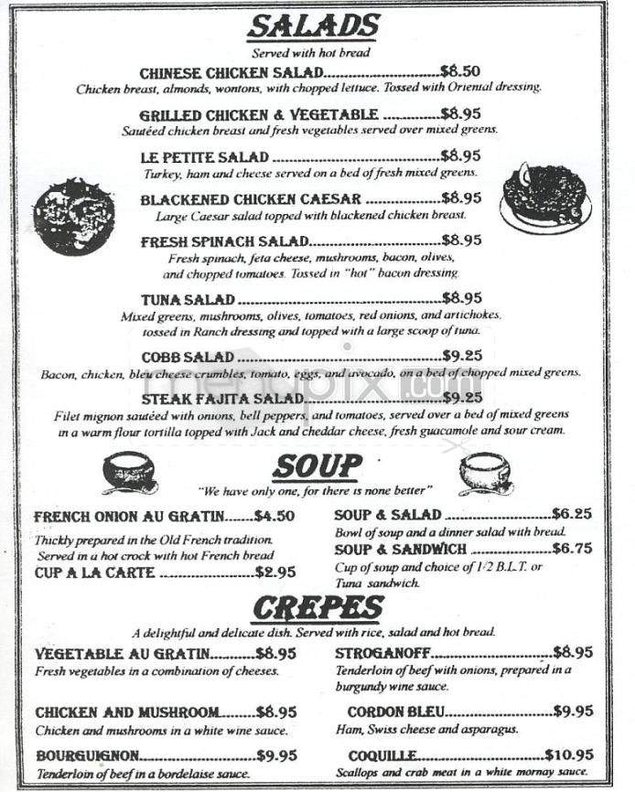 Le Petite Cafe - Hermosa Beach, CA menu_pic