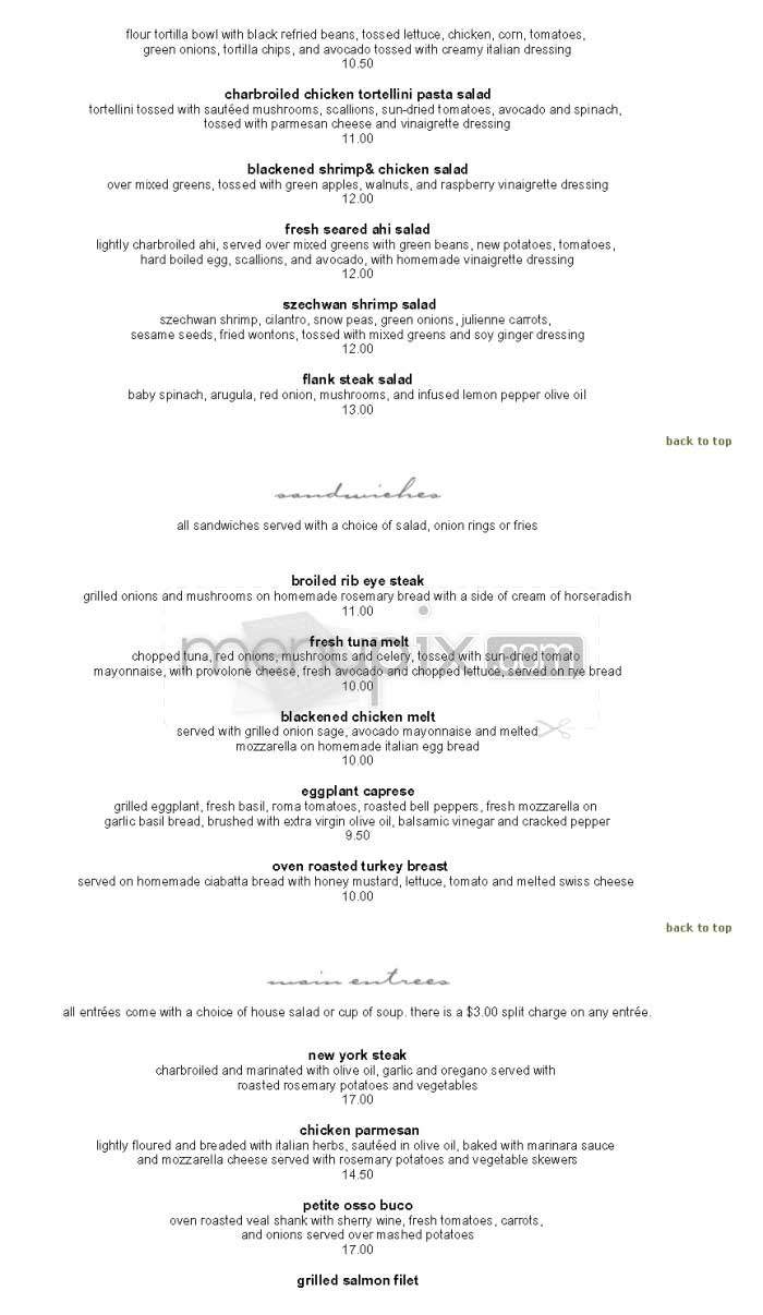 Lido - Manhattan Beach, CA menu_pic
