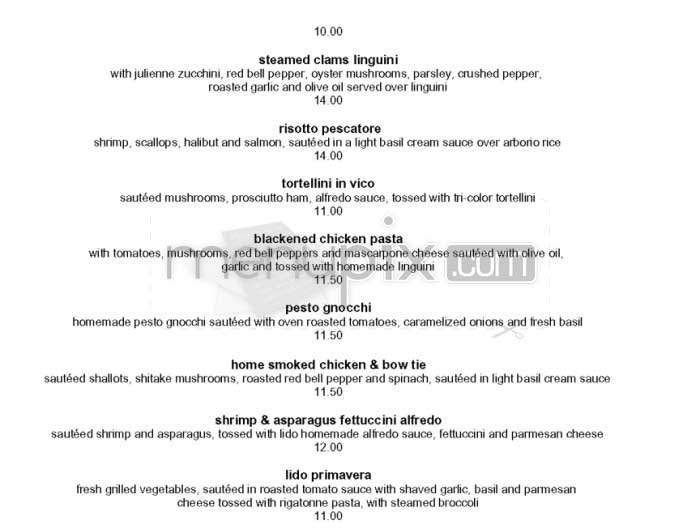 Lido - Manhattan Beach, CA menu_pic