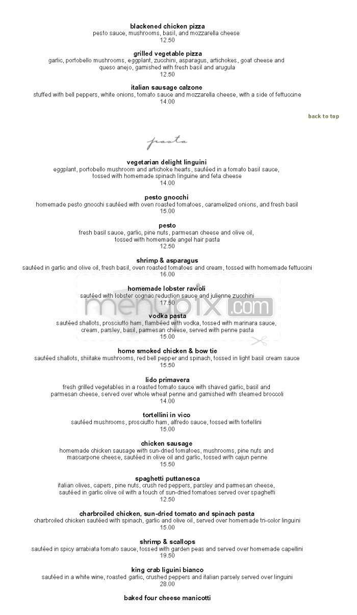 Lido - Manhattan Beach, CA menu_pic