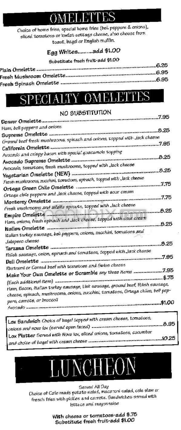 Little Cafe - Tarzana, CA menu_pic
