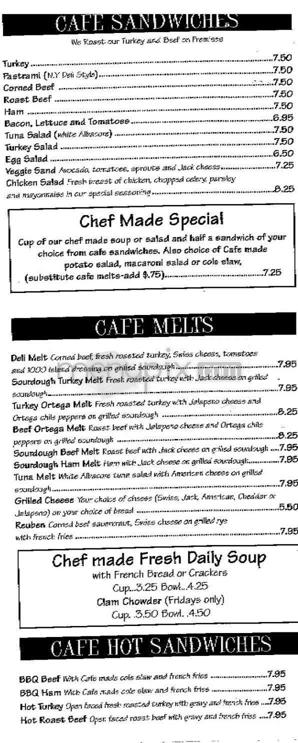 Little Cafe - Tarzana, CA menu_pic