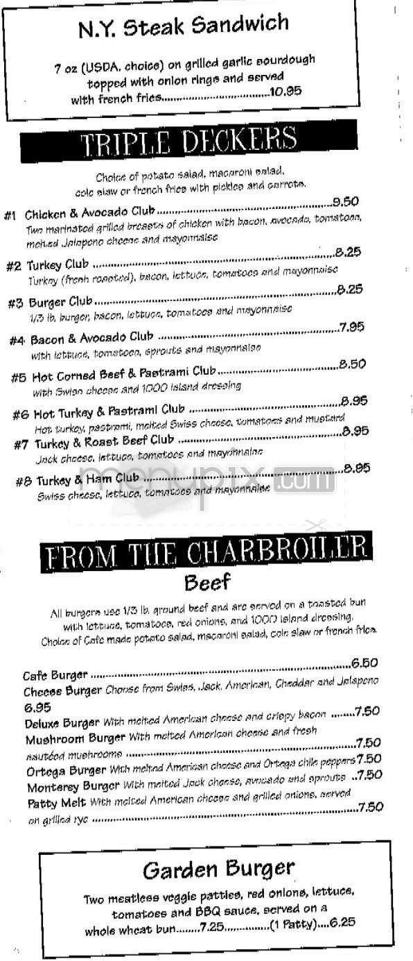 Little Cafe - Tarzana, CA menu_pic