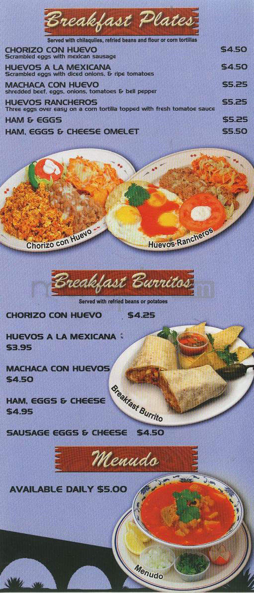 Los Tacos - Pasadena, CA menu_pic