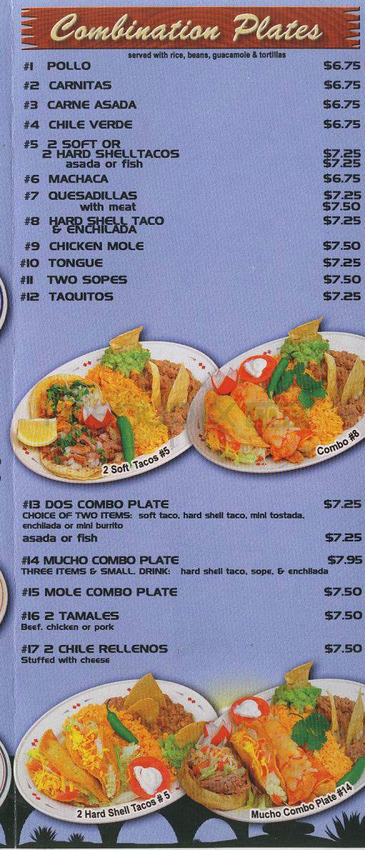 Los Tacos - Pasadena, CA menu_pic