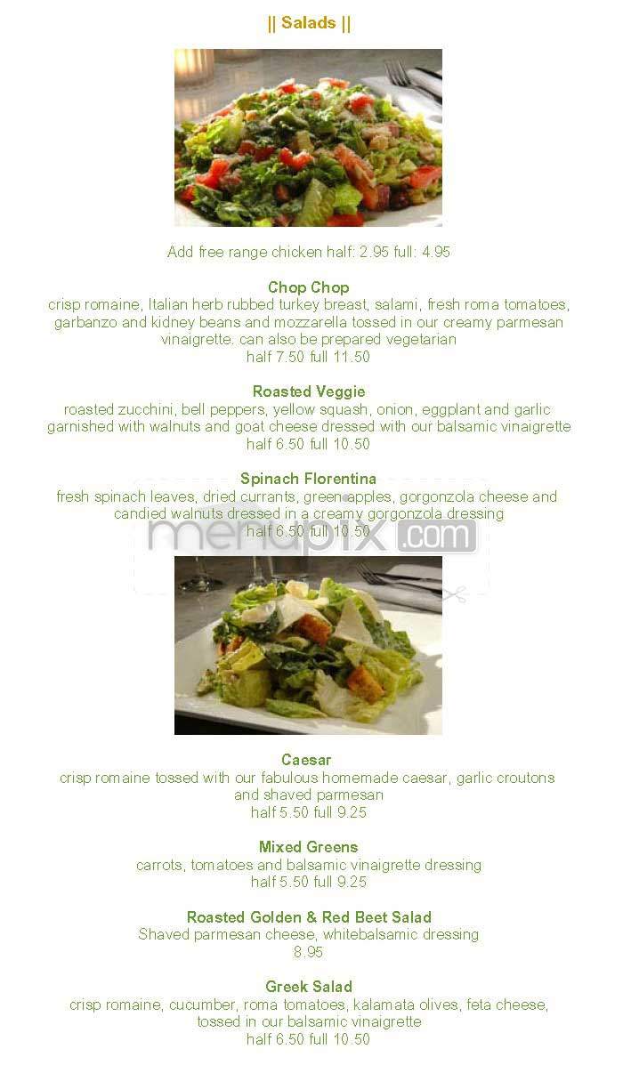 Lucia's - Pacific Palisades, CA menu_pic
