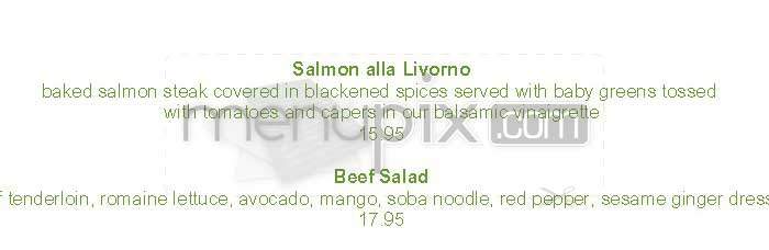 Lucia's - Pacific Palisades, CA menu_pic