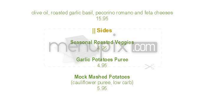 Lucia's - Pacific Palisades, CA menu_pic