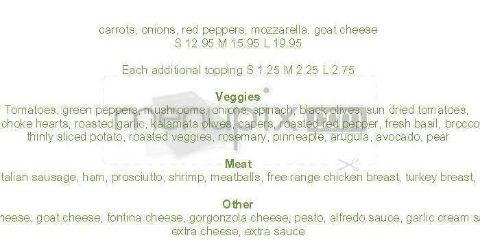 Lucia's - Pacific Palisades, CA menu_pic