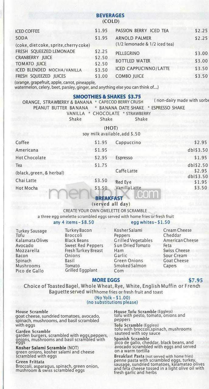Lulu's Cafe - Los Angeles, CA menu_pic