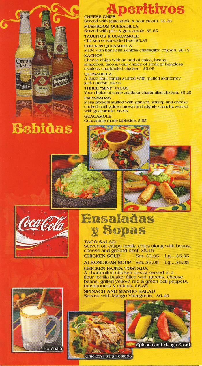 Lupita's Restaurant - Frankfort, IL menu_pic