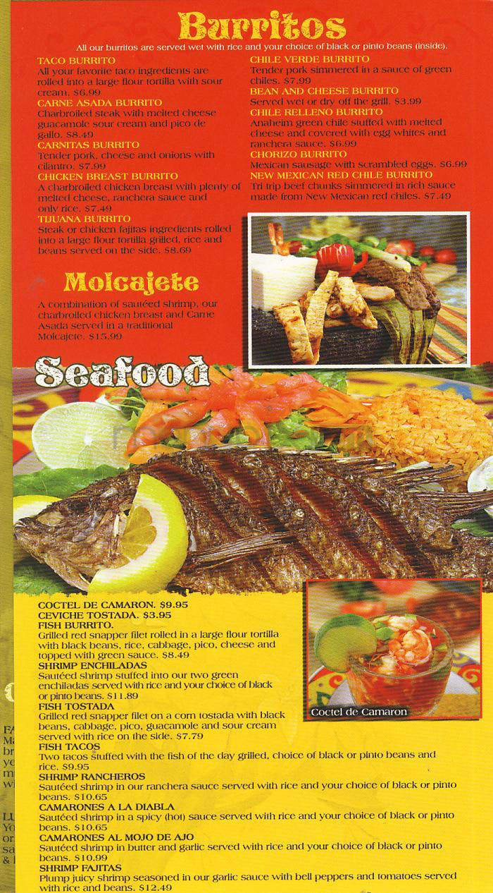 Lupita's Restaurant - Frankfort, IL menu_pic