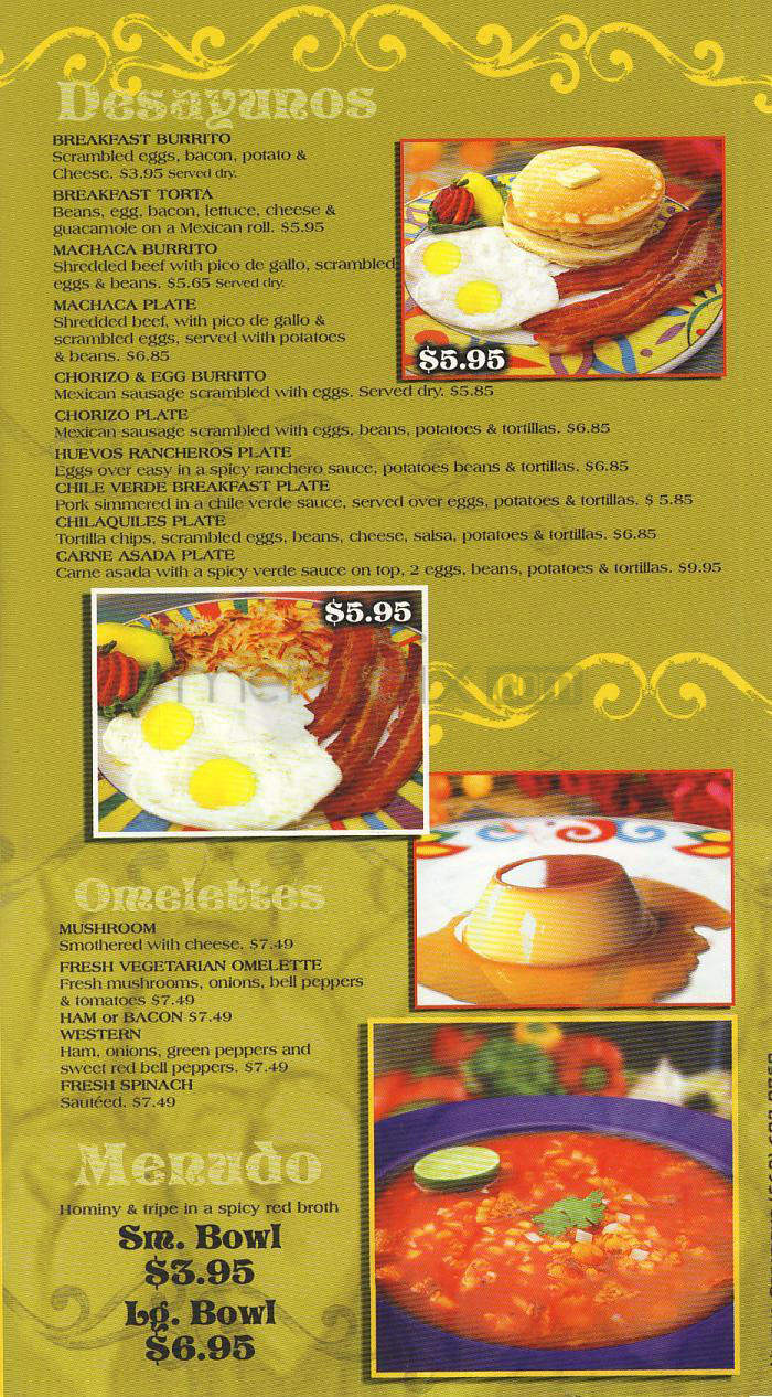 Lupita's Restaurant - Frankfort, IL menu_pic