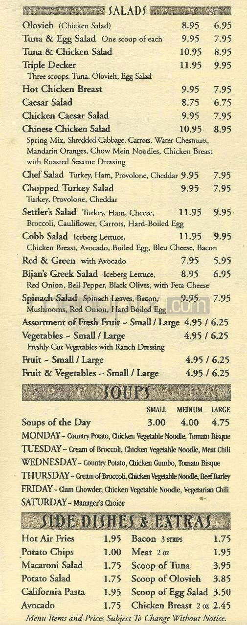 Lovebirds Cafe & Bakery - Pasadena, CA menu_pic