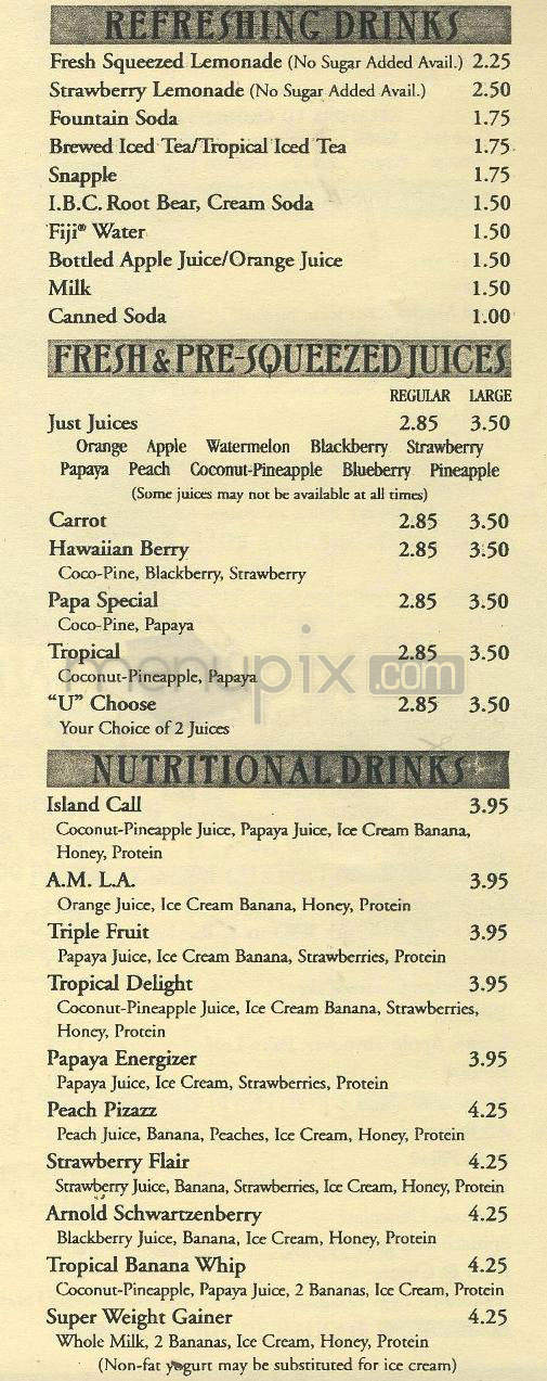 Lovebirds Cafe & Bakery - Pasadena, CA menu_pic