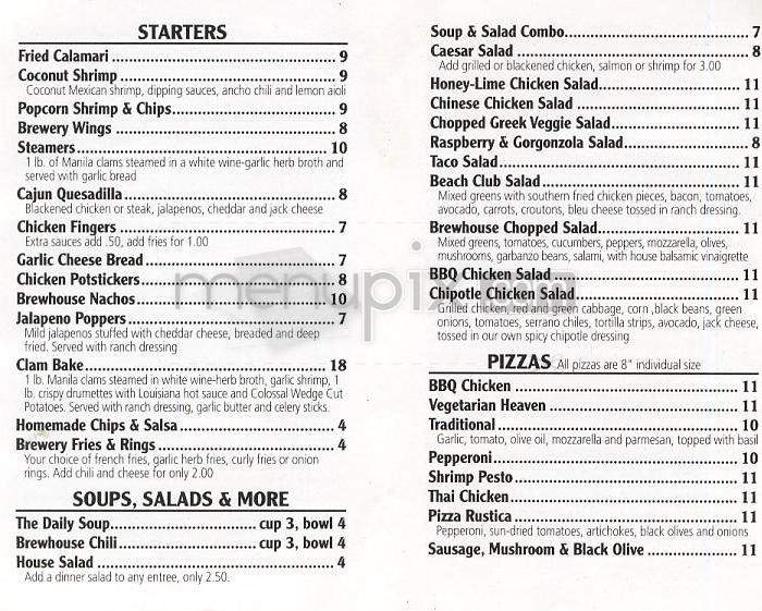 Manhattan Beach Brewing Co - Manhattan Beach, CA menu_pic