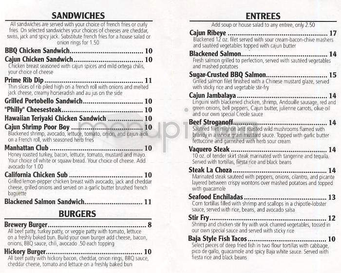 Manhattan Beach Brewing Co - Manhattan Beach, CA menu_pic