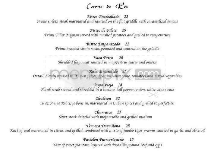 Madres Restaurant - Pasadena, CA menu_pic