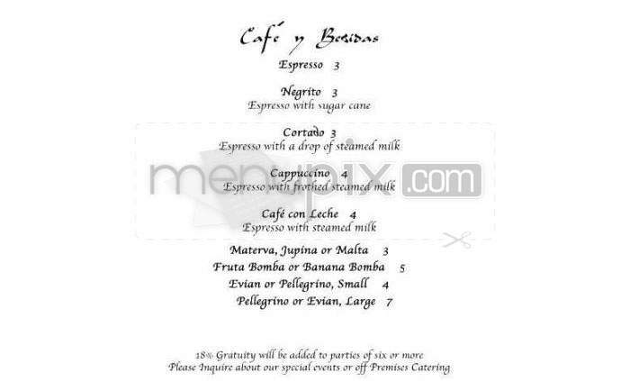 Madres Restaurant - Pasadena, CA menu_pic