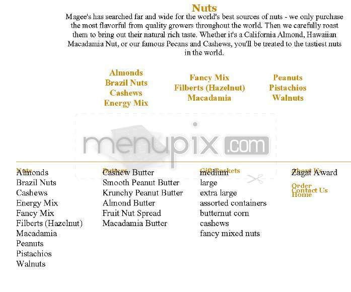 Magee's - Los Angeles, CA menu_pic