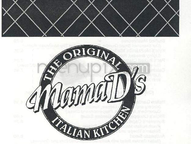 Mama D's Italian - Manhattan Beach, CA menu_pic