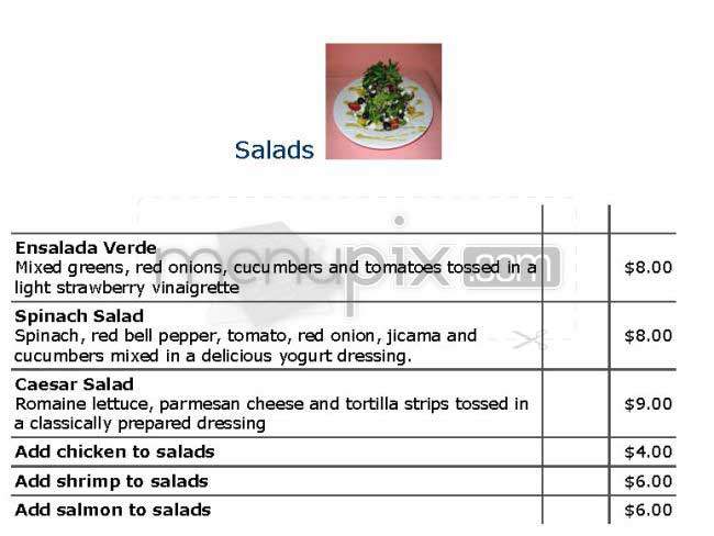 Mama Juana's - Studio City, CA menu_pic