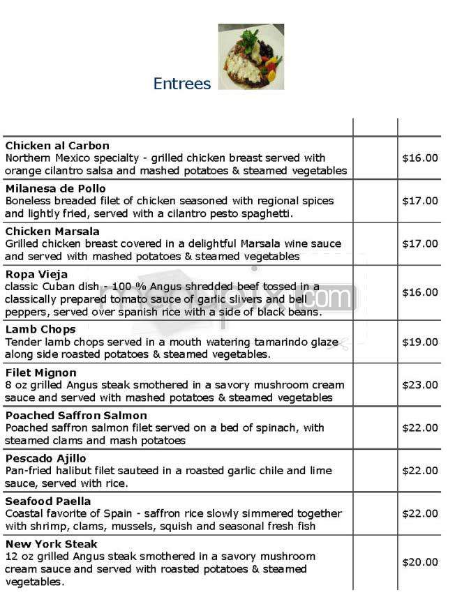 Mama Juana's - Studio City, CA menu_pic