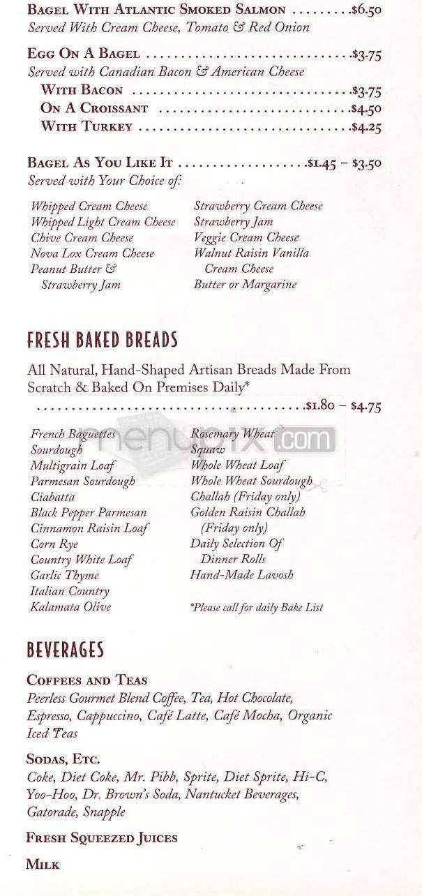 Manhattan Bread & Bagel - Manhattan Beach, CA menu_pic