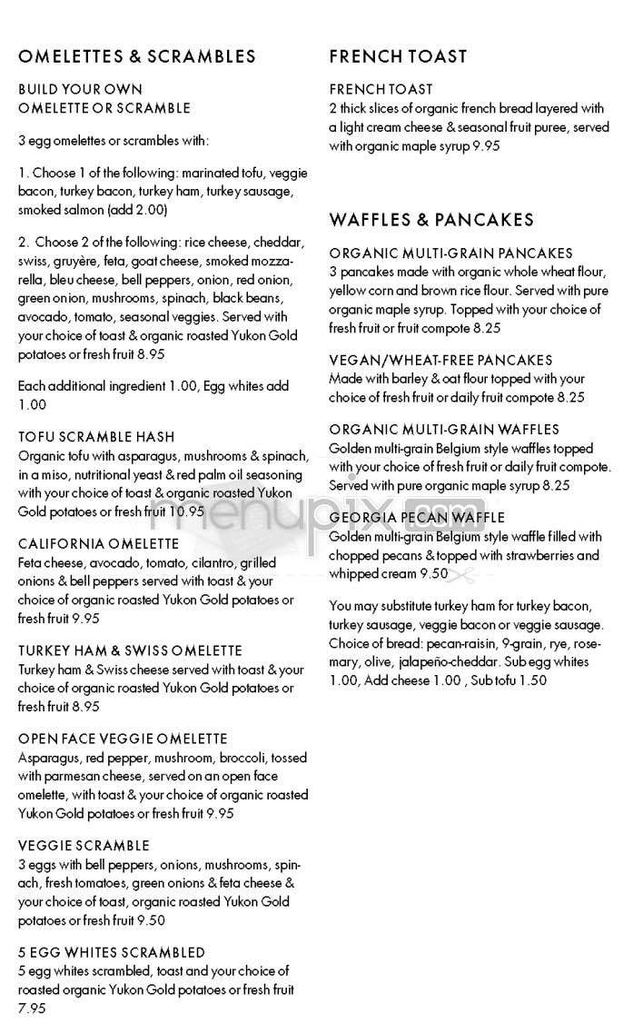 Mani's Bakery Cafe - Santa Monica, CA menu_pic