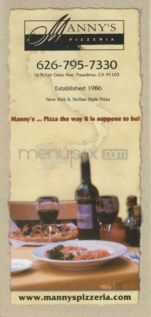 /203888/Mannys-Pizzeria-Pasadena-CA - Pasadena, CA