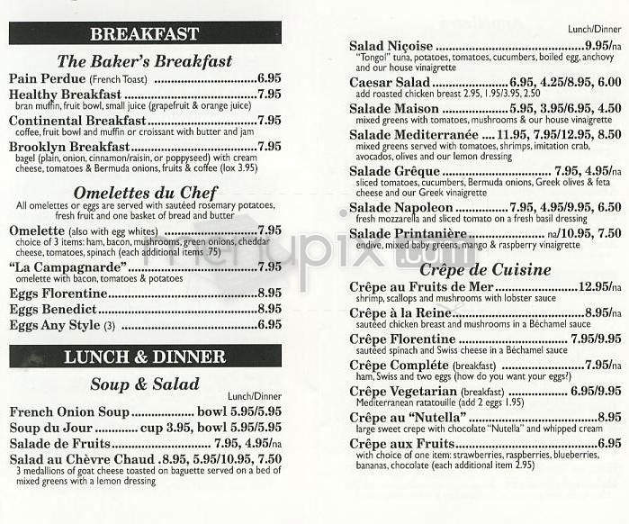Marguerite Cafe - Venice, CA menu_pic