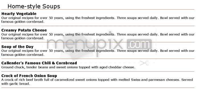 Marie Callender's - Toluca Lake, CA menu_pic