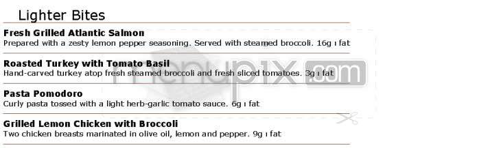 Marie Callender's - Toluca Lake, CA menu_pic