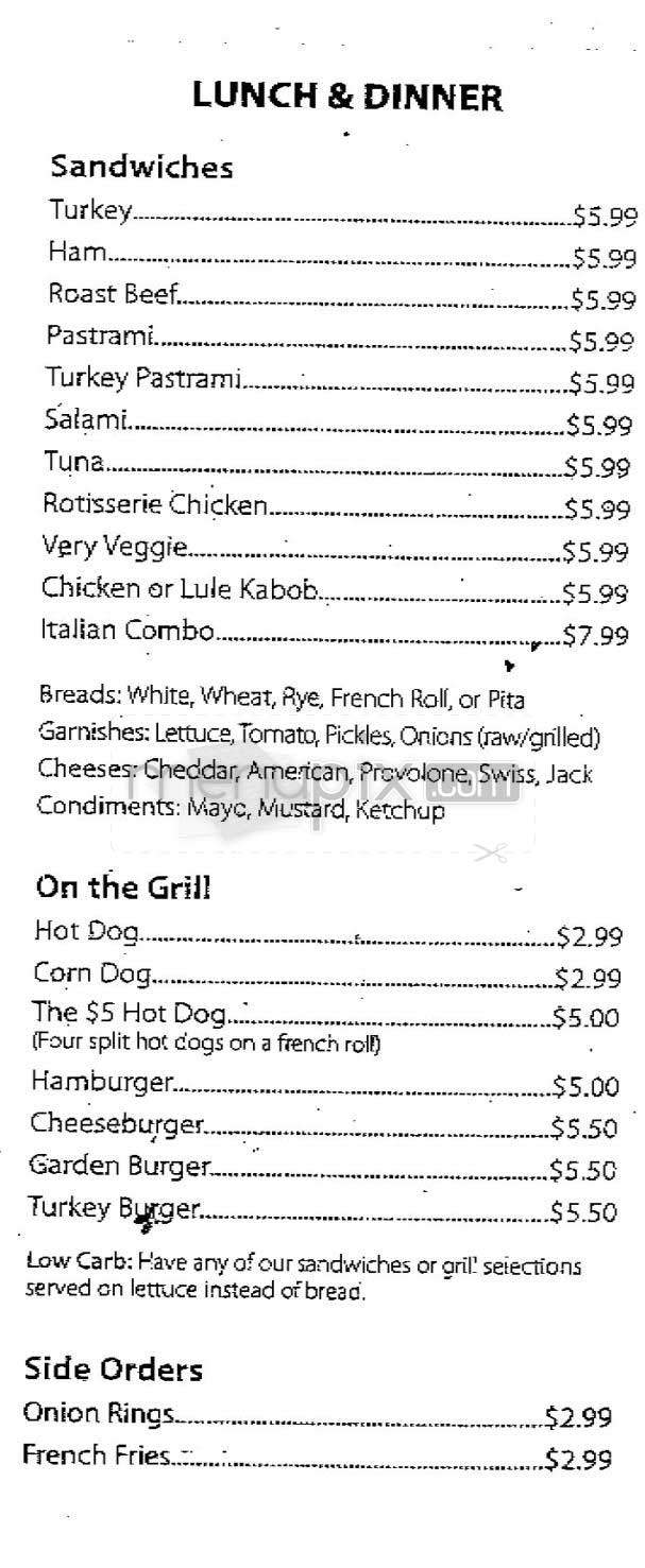 Mariner's Bistro - Marina Del Rey, CA menu_pic