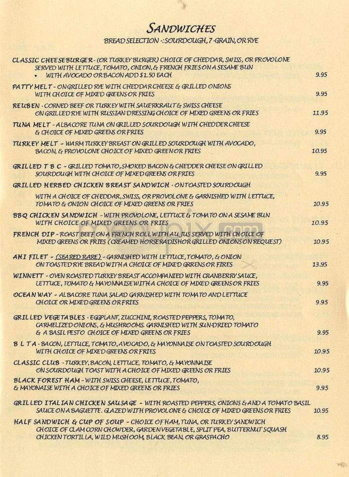 Marmalade Cafe - Malibu, CA menu_pic