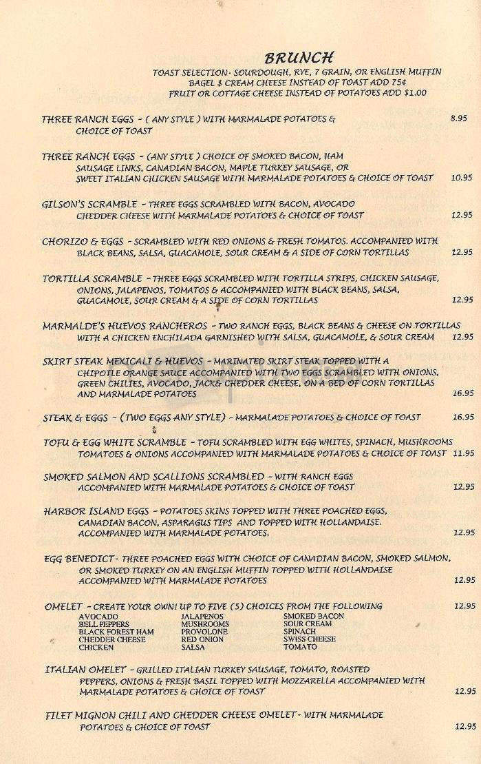 Marmalade Cafe - Malibu, CA menu_pic
