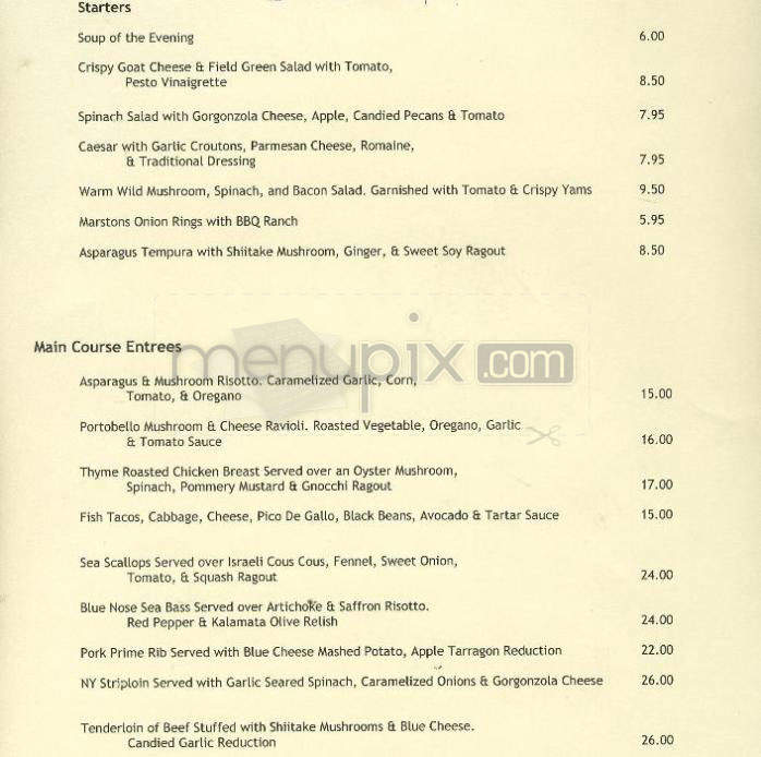 Marston's Restaurant - Pasadena, CA menu_pic