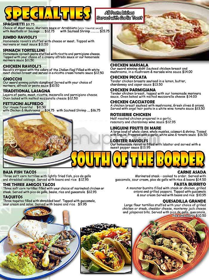 Maurizio's - Glendale, CA menu_pic