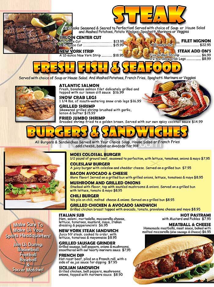 Maurizio's - Glendale, CA menu_pic