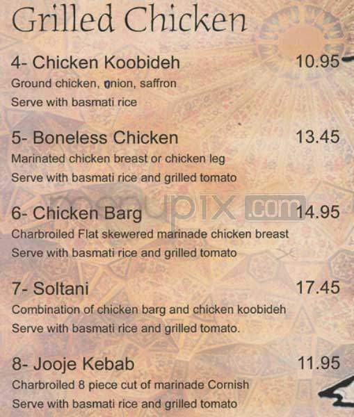 Maykadeh - Encino, CA menu_pic
