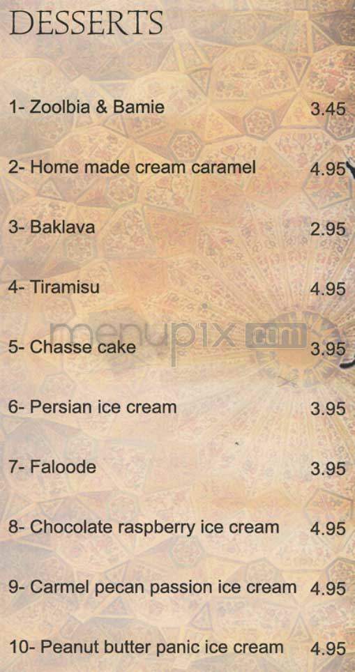 Maykadeh - Encino, CA menu_pic