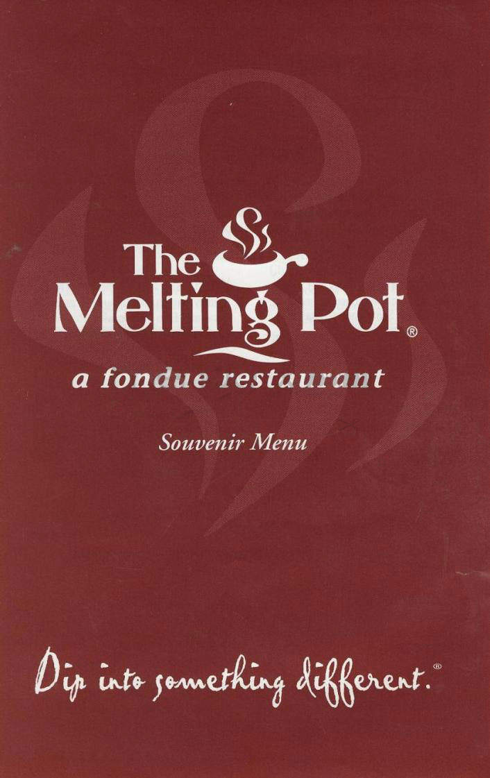 Melting Pot Restaurant - Pasadena, CA menu_pic