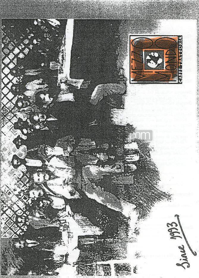 Mezzomondo Caffe Trattoria - Studio City, CA menu_pic