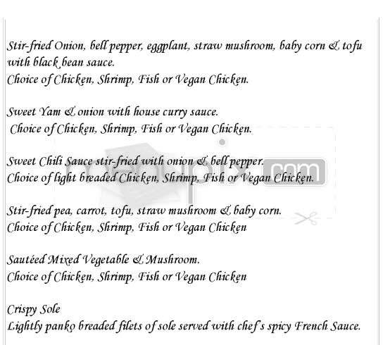 Michella Bistro - Los Angeles, CA menu_pic
