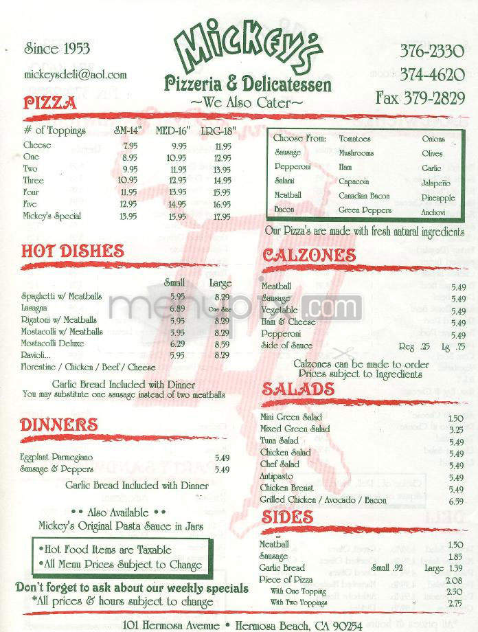 /202659/Mickys-Pizzeria-and-Delicatessen-Hermosa-Beach-CA - Hermosa Beach, CA