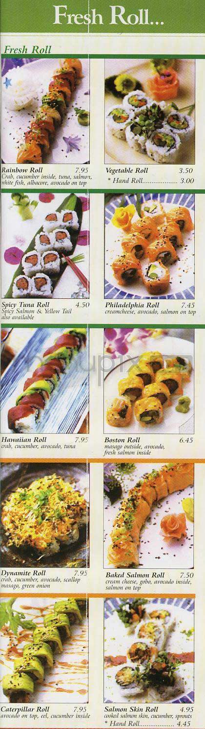Mika - Los Angeles, CA menu_pic